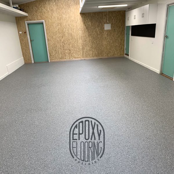Double Garage with epoxy flooring in Adelaide