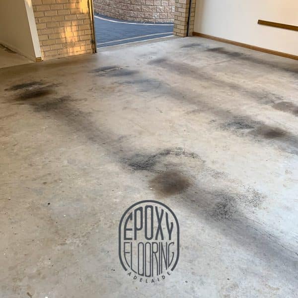 Old garage floor resurfacing in Adelaide